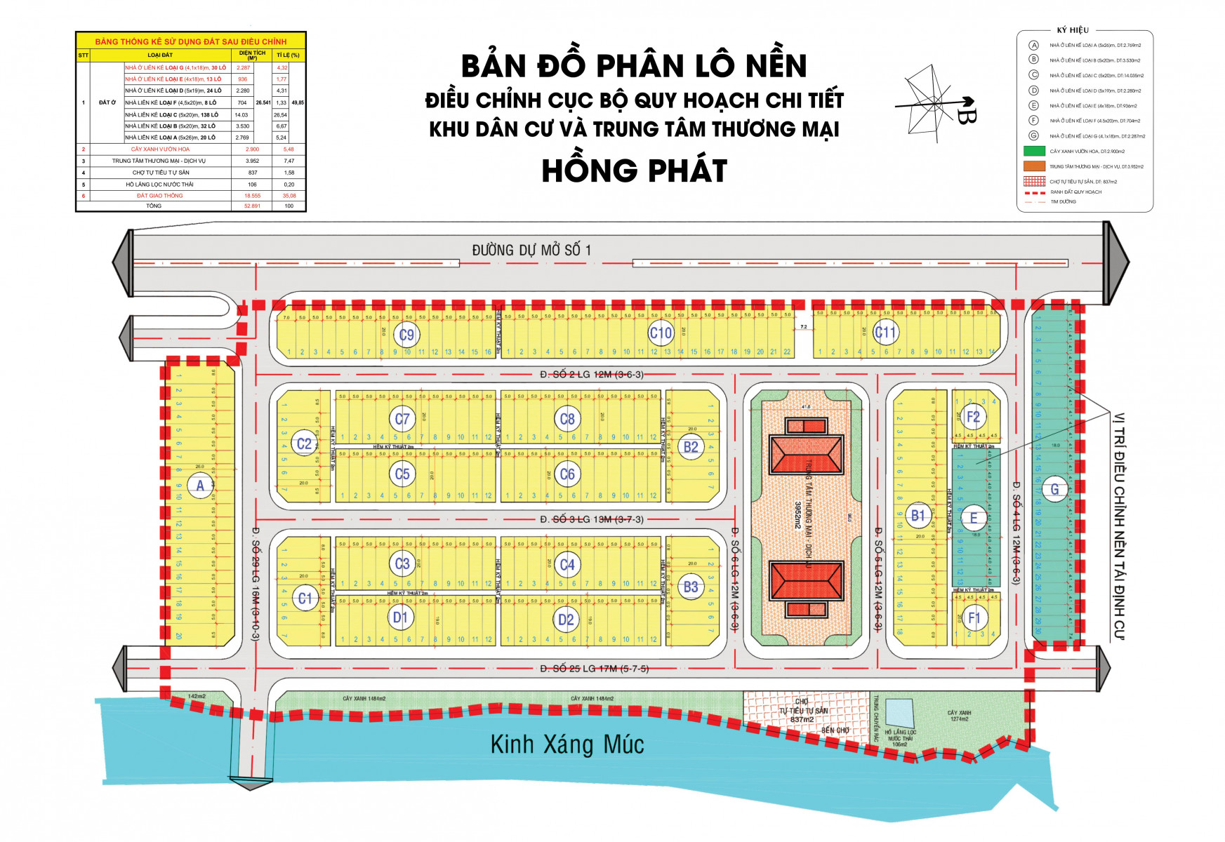KHU DÂN CƯ TRUNG TÂM THƯƠNG MẠI HỒNG PHÁT